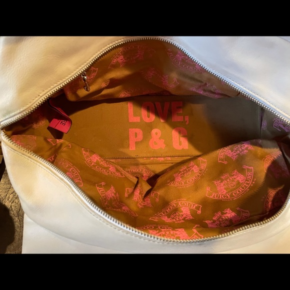White Large Juicy Couture purse - Picture 7 of 7